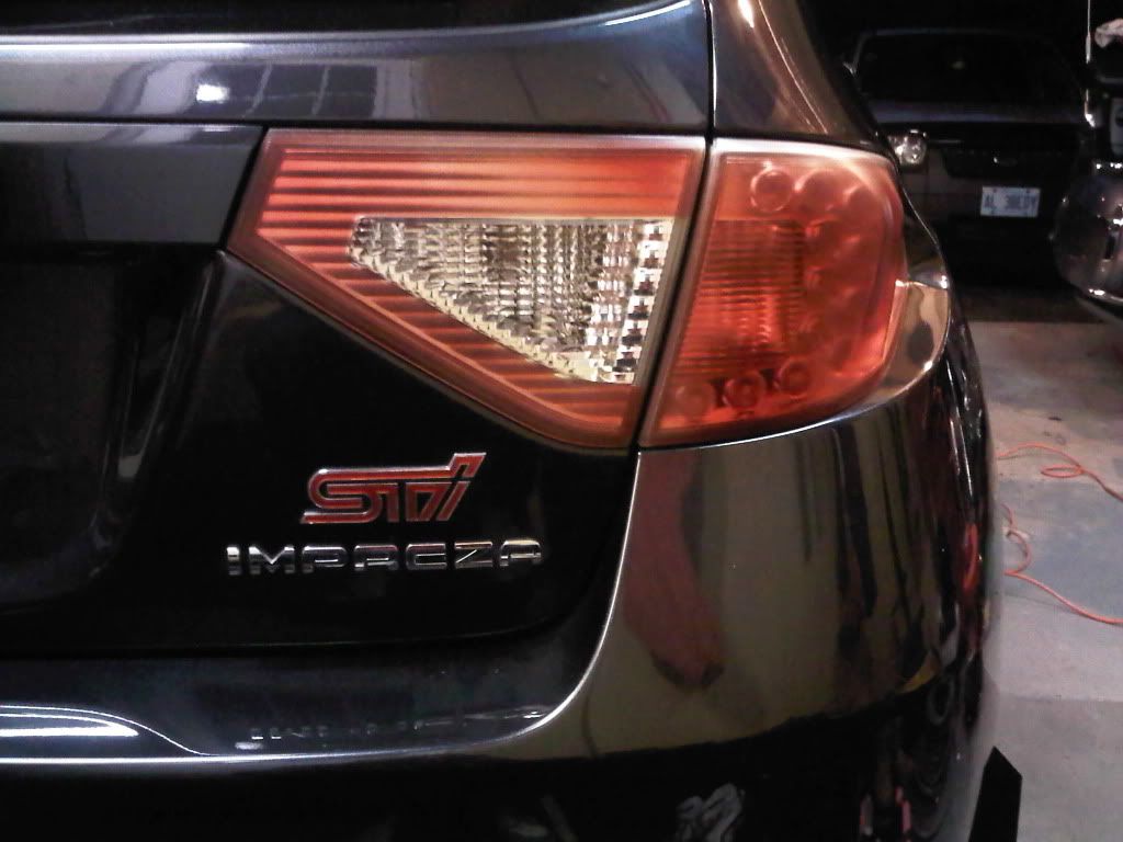 Removing Paint from Tail Lights? IW STi Forum